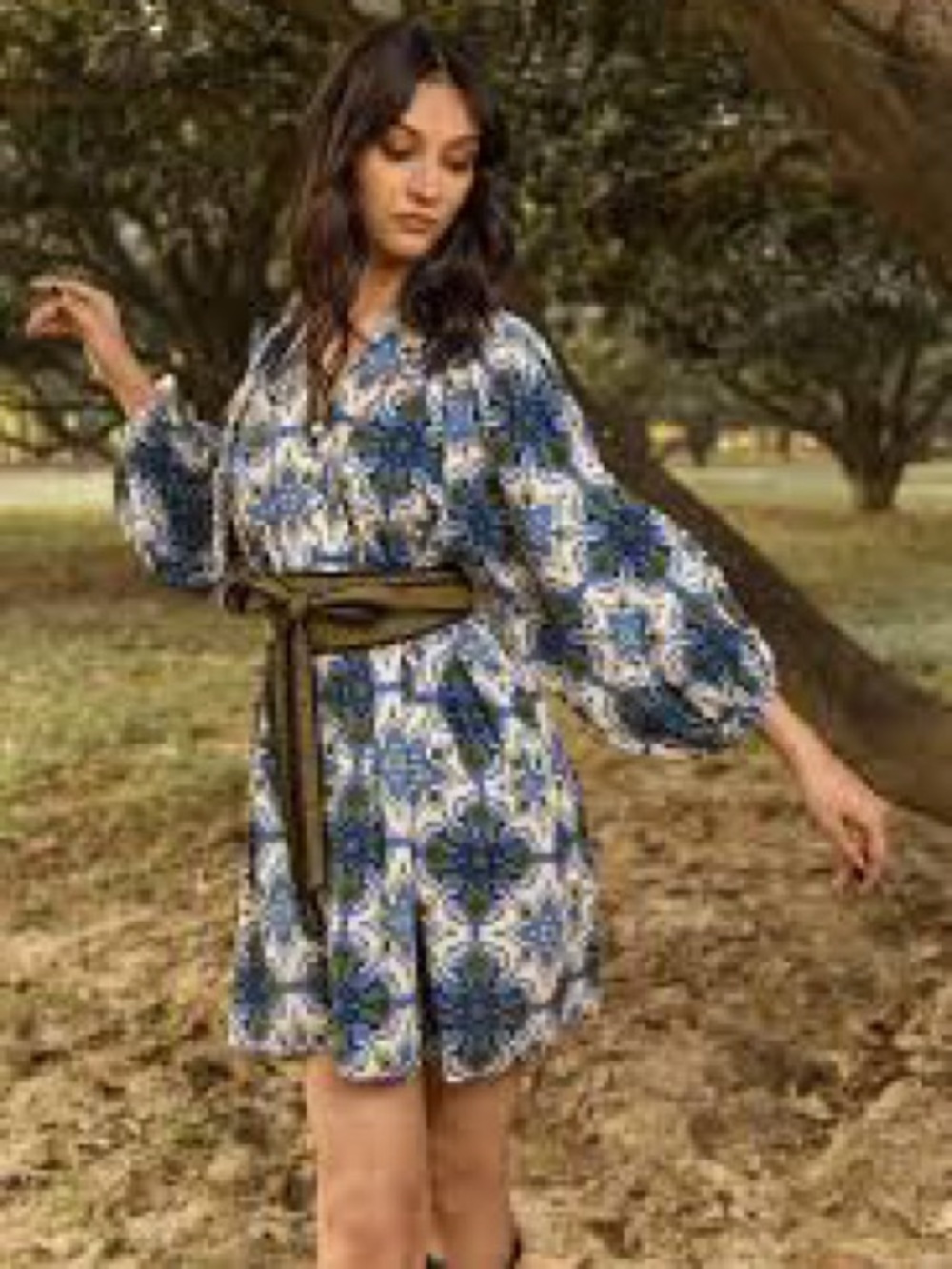 NWT Beyond by Vera Lara Wildflowers Dress - missing sash
